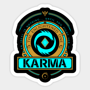 KARMA - LIMITED EDITION Sticker